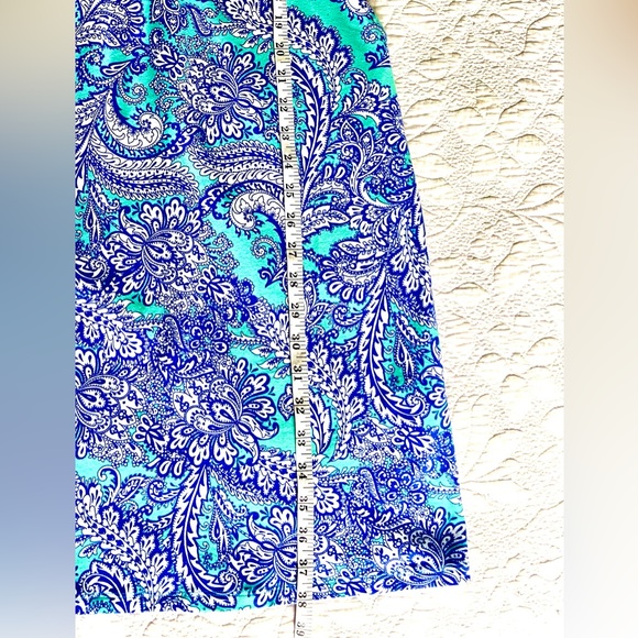Cynthia Rowley sleeveless dress, blue/paisley, size medium - Picture 3 of 7